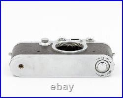 RARE Leica IIIC Factory Converted to IIIF Black Dial Rangefinder Film Camera