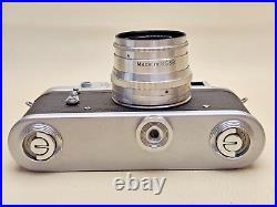 RARE USSR Rangefinder camera Zorkiy-4 35 mm lens JUPITER-8 WITH ENGRAVING! 1968