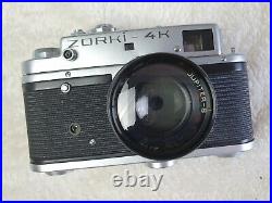 Rangefinder ZORKI 4K camera with Jupiter 8, based on Leica