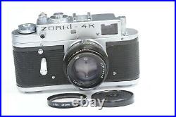 Rangefinder ZORKI 4K camera with Jupiter 8, based on Leica, after CLA service