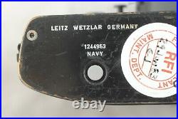 Rare Leica Leicaflex SL Camera Black Paint Body #1244954 US NAVY Military