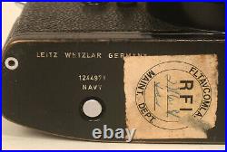 Rare US Military Navy Leicaflex SL Camera withblack painted body #1244971-WORKS