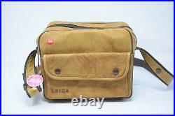 Rare Vintage Leica Leather Camera Bag / Carrying Case w Strap Made in Germany