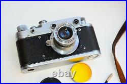 Rare Zorki-1(C) (S) VINTAGE USSR Copy Leica Film Camera withs lens industar-22 EXC