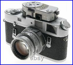 SUMMICRON DR 2/50mm CHROME METER LEICA 35mm FILM M4 CAMERA CASED JUST SERVICED