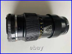 Set fotografico Leica M5, con Noctilux 11 e Tele-Elmar 135 paraluce e borsa