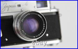 Soviet Camera ZORKI 4 KMZ Lens JUPITER 8 (2 / 50) Copy LEICA 50 years USSR