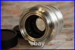 Soviet lens JUPITER-8 2/50 USSR Sonnar, LEICA+mount m39, vintage lens