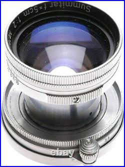 Summitar f=5cm 12 Leica camera lens 2/50 coated vintage optics filters set LTM