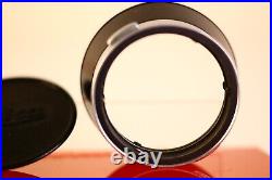 VINTAGE ORIGINAL LEICA IROOA LENS SHADE WithCOVER FOR 35, 50MM LEICA LENS V. CLEAN