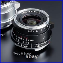 VOIGTLANDER Color-Skopar Vintage Line 21mm f3.5 TypeII Lens Black Leica M Mount