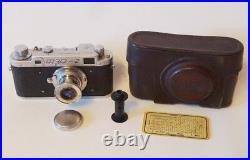 Very rare FED-2 Model Square Window USSR Soviet Union Russian 35 mm Leica copy