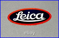 Vintage 15 Leica Camera Film Photo Porcelain Sign Car Gas Truck Gasoline