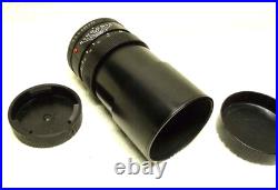 Vintage 60's-70s LEITZ Wetzlar LEICA 135mm f/2.8 Elmarit-R SLR Lens withCaps, Pouch