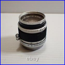 Vintage Canon Camera Co 50mm F1.8 Lens M39 Mount for Leica