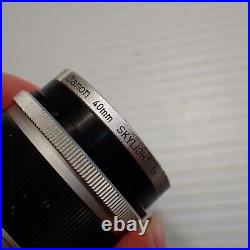 Vintage Canon Camera Co 50mm F1.8 Lens M39 Mount for Leica