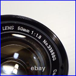 Vintage Canon Camera Co 50mm F1.8 Lens M39 Mount for Leica