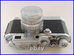 Vintage Canon Rangefinder 35mm Camera ISVB Leica Clone 50MM Lens, Rapid Winder