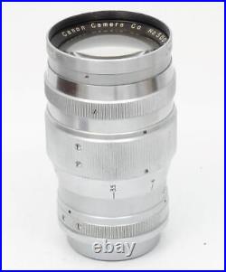 Vintage Canon Serenar 85mm f2 Lens L39 LTM Leica Thread Mount In Case + Finder