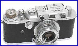 Vintage Chiyotax IIIF camera w. 3.5/50mm Hexar Konishiroku Leica M39 Mount
