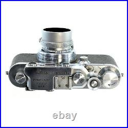 Vintage Ernst Leitz Wetzlar Leica D. R. P. Camera SN 129434 w Case Made in Germany