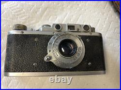 Vintage FED NKVD Rangefinder 35mm Camera with 3.5 50mm Lens Russian Leica