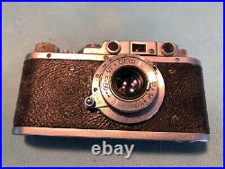 Vintage FED NKVD Rangefinder 35mm Camera with 3.5 50mm Lens Russian Leica