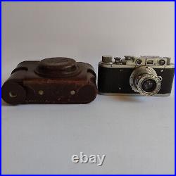 Vintage FED Rangefinder 35mm Camera with 3.5 50mm Lens Russian Leica