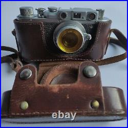 Vintage FED Rangefinder 35mm Camera with 3.5 50mm Lens Russian Leica