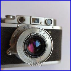 Vintage FED Rangefinder 35mm Camera with 3.5 50mm Lens Russian Leica