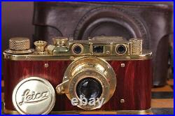 Vintage Film Leica camera Panzerkampf Lens Elmar f3.5/50mm FED / Zorki Copy