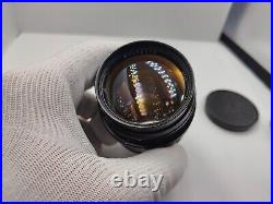 Vintage Jupiter 9 f2 85mm Lens BLACK m39 Leica Thread Mount Sonnar Copy