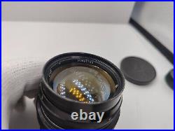 Vintage Jupiter 9 f2 85mm Lens BLACK m39 Leica Thread Mount Sonnar Copy