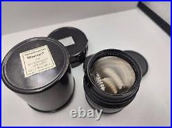 Vintage Jupiter 9 f2 85mm Lens BLACK m39 Leica Thread Mount Sonnar Copy(1)