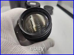 Vintage Jupiter 9 f2 85mm Lens BLACK m39 Leica Thread Mount Sonnar Copy(1)