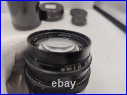 Vintage Jupiter 9 f2 85mm Lens BLACK m39 Leica Thread Mount Sonnar Copy(1)