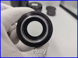 Vintage Jupiter 9 f2 85mm Lens BLACK m39 Leica Thread Mount Sonnar Copy(1)