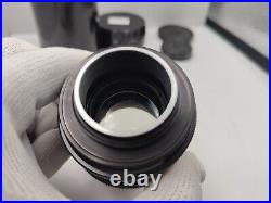 Vintage Jupiter 9 f2 85mm Lens BLACK m39 Leica Thread Mount Sonnar Copy(1)