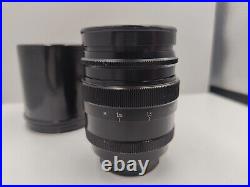 Vintage Jupiter 9 f2 85mm Lens BLACK m39 Leica Thread Mount Sonnar Copy(1)