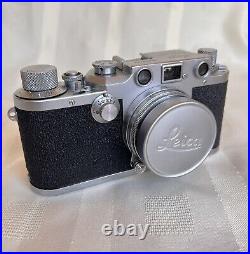 Vintage LEICA D. R. P. Ernst Leitz Wetzlar Camera Summitar F=5cm / 1 2 Lens