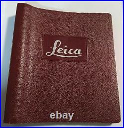 Vintage LEICA Dealer Camera Catalog Manual with Corporate Memos Letters 1971 Rare