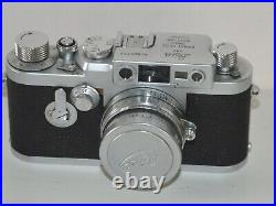 Vintage LEICA IIIg Ernst LEITZ WETZLAR Obj SUMMICRON Film Camera