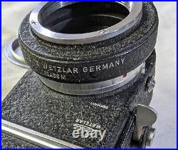 Vintage LEITZ WETZLAR Visoflex Viewfinder +16466M Leica Adapter WORKING Vertical