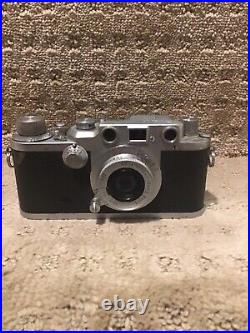 Vintage Leica Camera DRP Ernest Lietz Wetzlar Germany Iiic 432594 Film Untested