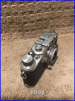 Vintage Leica Camera DRP Ernest Lietz Wetzlar Germany Iiic 432594 Film Untested