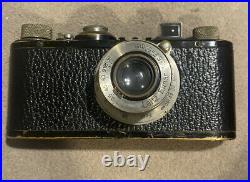 Vintage Leica Camera MTR with Leitz Elmar f3.5 50mm Lens New Leather TESTED