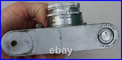 Vintage Leica D. R. P. Ernst Leitz Wetzlar Summitar Camera f=5cm 12 Metraphot