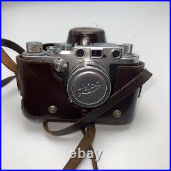 Vintage Leica DRP Ernst Leitz Wetzlar 35mm film camera Untested As Is For Parts