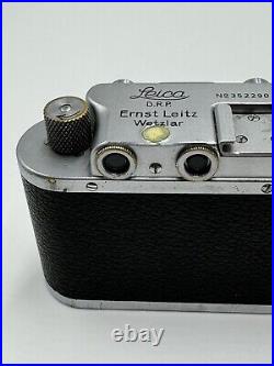 Vintage Leica DRP Ernst Leitz Wetzlar Camera Serial No. 352290