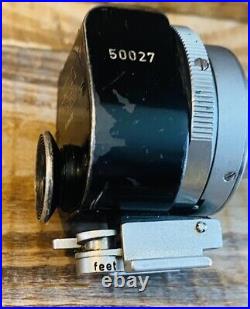 Vintage Leica Ernst Leitz Wetzler Black View Finder 50027 Germany